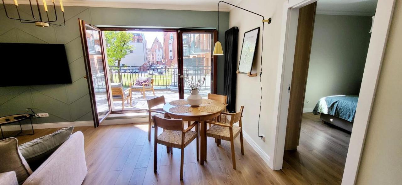 Komfortowy Apartament Przy Bramie Targowej Z Tarasem- Old Town Elbląg Zewnętrze zdjęcie